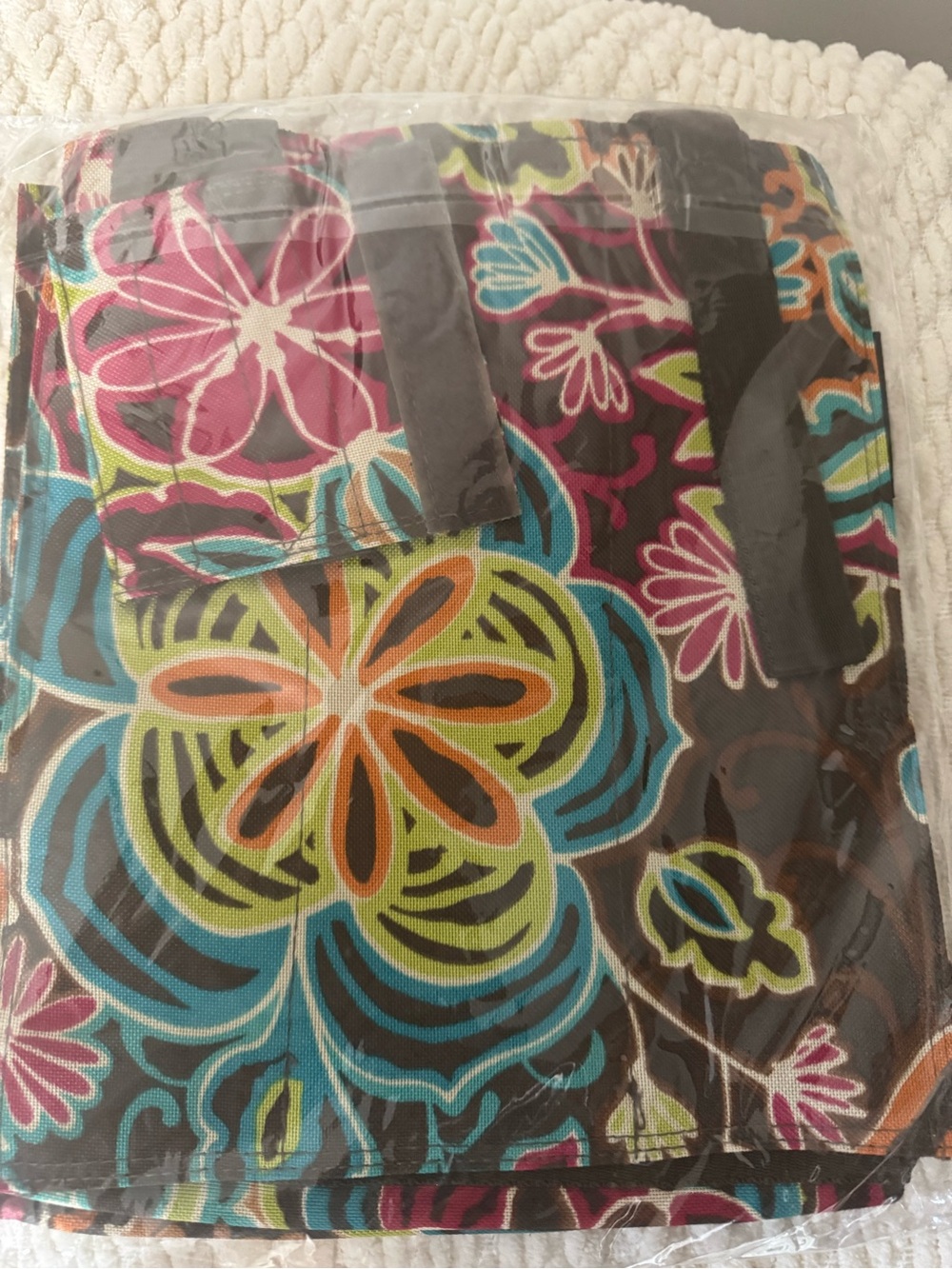Reisenthel Women's Floral Tote Bottle Bag in Brown Multi - Picture 2 of 2